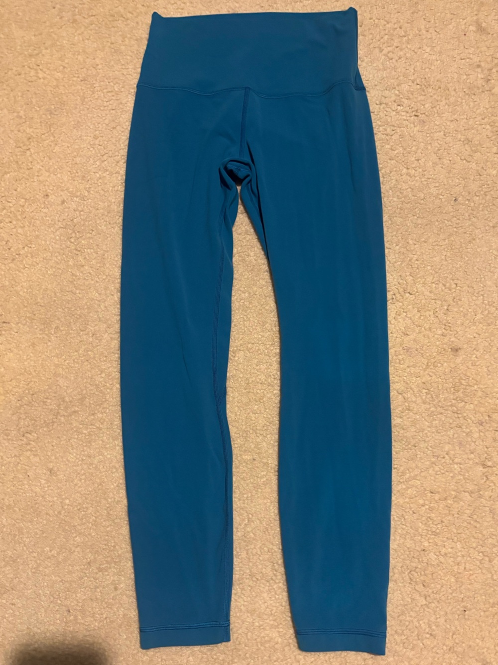 Women’s High-Waist Swim Leggings in Teal